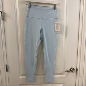 Lululemon Align HR Pant 28" in Powder Blue sz 10 Double Lined Nulu